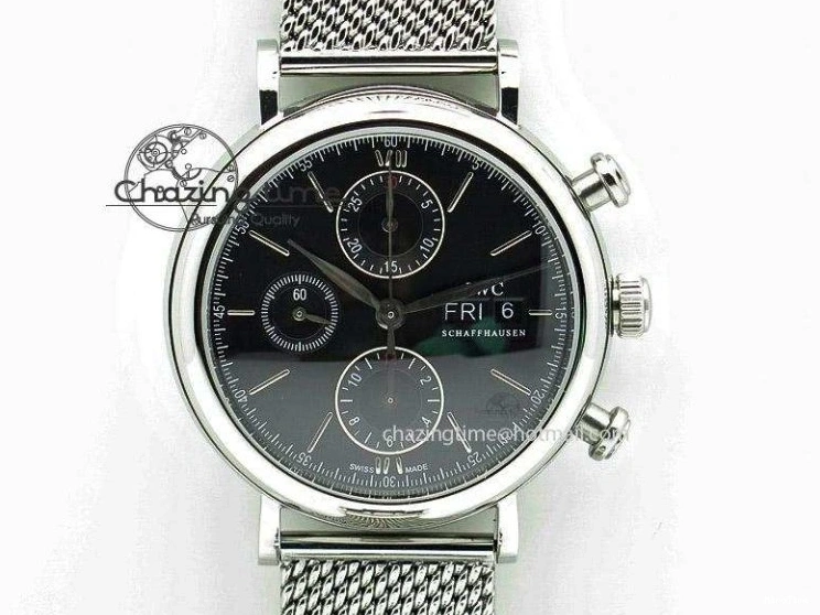 MIROTIME 0416 Mark XVII 1:1 MK Maker Best Edition SS Black Dial On Black Leather Strap A Sporty 7372